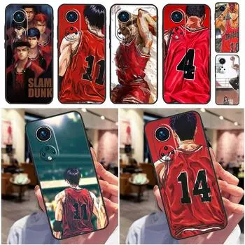 Чехол Anime Slam Dunk для Huawei P30 P20 P40 Lite P50 Pro P Smart 2021 Nova 5T Honor X8 X9 50 70 80 Honor 80