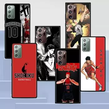 Чехол Anime Slam Dunk для Samsung Galaxy S20 FE S21 Ultra S10 Lite S10e S9 S8 Plus S7 Edge A12 5G A51 A52 черный мягкий чехол для телефона Samsung S21 Ultra
