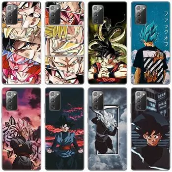 Чехол аниме Son Goku Super Saiya для Samsung Galaxy S20 S21 FE S10 Lite Note 20 10 Lite S8 S9 + S10E S10 Plus, ультра черный чехол Samsung S21