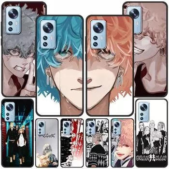 Чехол Anime Tokyo Revengers для Xiaomi Mi 11 Ultra 11T 12 10T 9T Pro 12X Note 10 9 8 Lite A3 CC9E 10S черный мягкий чехол для телефона осень Xiaomi 11T(11T Pro)