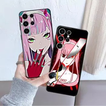 Чехол Anime Zero Two Darling для Samsung Galaxy S23 Ultra 5g S21 S8 S7 S22 Plus S20 Fe S10 S9 S10e, мягкий чехол из ТПУ, чехол Samsung S23 5G