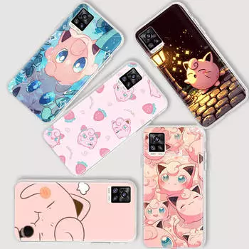 Чехол AP1 Jigglypuff Togepi Pokemon Clear для Samsung A04 A14 A23 A34 A54 M23 M33 M52 M53 Realme 10 9 C30S C35 C55 VIVO Y02 Y21 Y33S Y51 X80 V25 Cover Samsung A14 5G олений