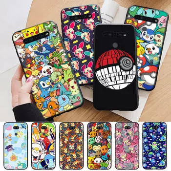 Чехол AP7 Pokemon Black для iPhone 16 15 Plus 14 13 12 11 Pro 8 7 6S SE 5S X XR XS Max Realme C30 C33 C31 9I Huawei Y8P Y9 Sofe Cover iPhone 16 Pro Max олений