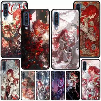 Чехол Argenti Honkai Star Rail для Samsung Galaxy A70 A70s A20e A02s A30s A50s A10 A20s A20 A30 A50 A03s TPU черный чехол для телефона Samsung A10