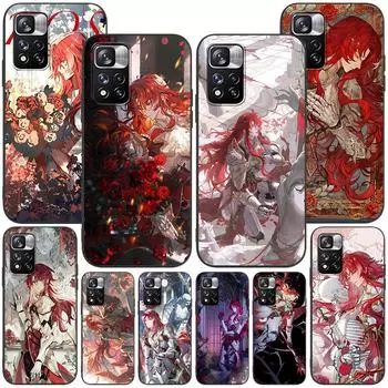 Чехол Argenti Honkai Star Rail для Xiaomi Redmi 10C 10 9 Prime 9C 12 12C 10A 9A 9T K40 Pro, черный, мягкий чехол для мобильного телефона из ТПУ Redmi 9