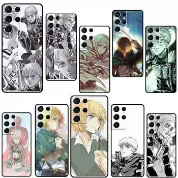 Чехол Armin Arlert Attack on Titan для Samsung Galaxy S21 S22 Ultra S20 FE S8 S9 S10 Note 10 Plus Note 20 Ultra Coque Galaxy S10 Plus