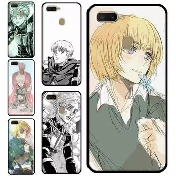 Чехол Armin Arlert Attack on Titan для OPPO A52 A72 A54 A74 A94 A1K A15 A83 A91 A5 A9 A31 A53 A53S A3S A5S OPPO A1K