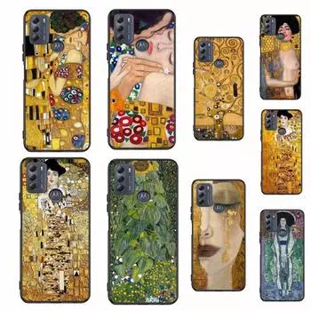 Чехол Art Gustav Klimt для Motorola Moto EDGE 20pro EDGE 20lite E6 E7, чехол G STYLUS GPLAY GPOWER G 5G PLUS G30 G100 Funda Coque MOTO E6