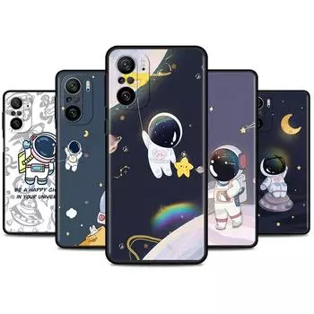 Чехол Astronaut Universe для Xiaomi Redmi Note 11 10 9 Pro K40 10S 9S 9A 9C, чехол для телефона 9T 8 8T 7 11T, силиконовый чехол Redmi K40 Pro