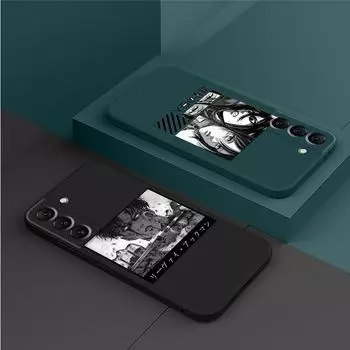 Чехол «Атака Титанов» для Samsung Galaxy A52s A53 A42 A32 A13 A23 A33 A72 A22 A13 A12 A52 A73, квадратный жидкий чехол с японским аниме Samsung A13 5G