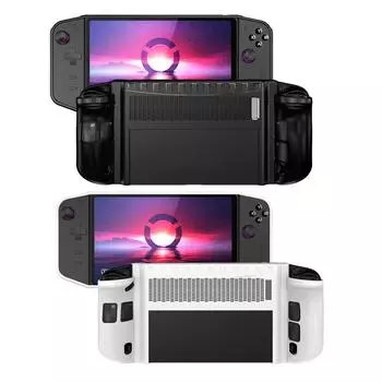 Чехол AU TPU, противоударный чехол с подставкой для чехла Legion GO, аксессуары чёрный