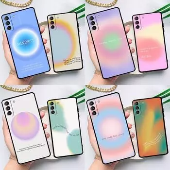 Чехол Aura Quotes для Samsung Galaxy S23 S22 S20 S21 Ultra S8 S9 S10 Note10 Plus Note20 Ultra S20 FE Galaxy S9 Plus