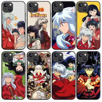 Чехол B-16 Inuyasha черный для Redmi 10A 10C 12C 13C 9A 9C 9T A3X Note 10 9 9S 10S iPhone 11 12 13 14 15 16 X XS Pro Max Mini 7 8 Plus XR Redmi Note 10 5G верблюд