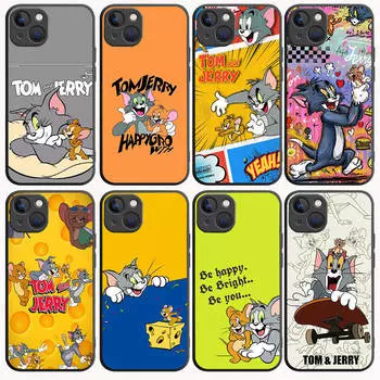 Чехол B-74 Jerry and Tom Black для OPPO A5 A9 A15 A16 A55 A94 A95 A96 Reno 6 7 8 10 5G Realme 7I 8I C30 C31 VIVO V23E V25 V27 Pro Y20S Y17S VIVO Y17 олений