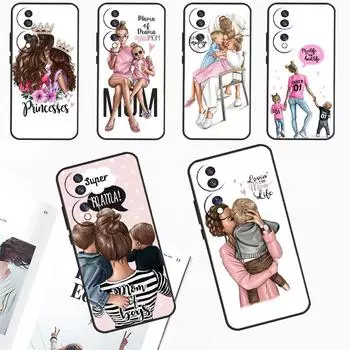 Чехол Baby Mom Girl Queen для Huawei Nova 10 9 SE 3i 7i 11i 11 Pro 5T Y60 Y61 Y70 Y90 Y91 P20 P30 P40 Lite Huawei Nova 7i