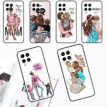 Чехол Baby Mom Girl Queen для Samsung Galaxy M13 M33 M53 M20 M30s M31s M12 M32 M52 M11 M51 M14 M34 M54 M55 Samsung M55
