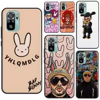 Чехол Bad Bunny для Xiaomi Redmi Note 11 Pro Note 10 9 8 Pro 11S 9S 10S, чехол для Redmi 10 9 9A 9C 9T Redmi 7