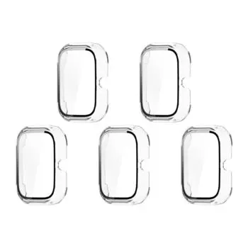 Чехол-бампер для часов для ПК с защитным стеклом для выбора Honor Haylou Watch (клар)