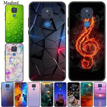 Чехол-бампер для Moto E7 Plus, мягкий силиконовый чехол из ТПУ для телефона Motorola Moto E7 Plus, чехол с рисунком Funda E 7 Plus E7Plus Coque Moto E7 Plus