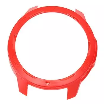 Чехол-бампер для смарт-часов TPU, устойчивый к царапинам, защитный чехол, аксессуар, подходящий для Mi Watch Color 2 красный