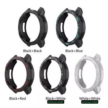 Чехол-бампер из ТПУ для часов S1 Active/Xiaomi Watch Color 2 ES чёрный