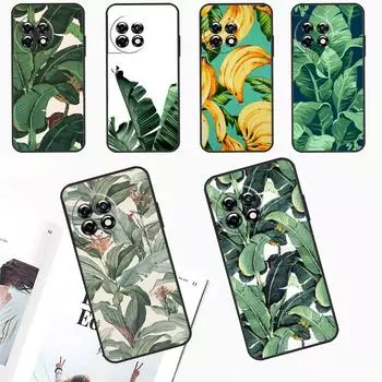 Чехол Banana Leaf для OnePlus 12 11 9 10 Pro 9RT 10T 10R 12R OnePlus Nord N10 N20 CE 2 3 Lite 2T Cover OnePlus Nord CE3Lite