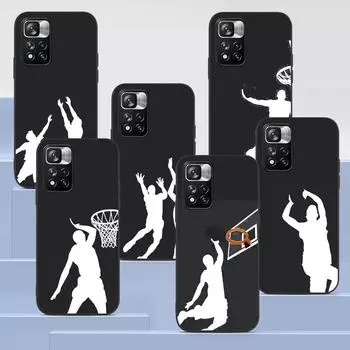 Чехол Basketball Dunk Star Slam для Xiaomi Redmi Note 9S 9 11 10 8 Pro 9C 9 K40 9A 7 8T 7A 9T Мягкий силиконовый черный чехол для телефона Redmi K40