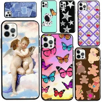 Чехол Bear-y Cute Berry Jam Angels для iPhone 12 Pro Max 13 mini, чехол для iPhone XR XS X SE 2020 7 8 Plus 11 Pro Max iphone 5 5S SE