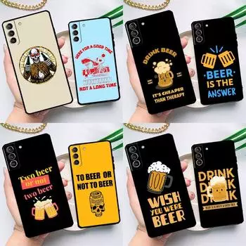 Чехол Beer Alcohol для Samsung Galaxy S23 S21 FE S20 FE S22 Plus Note 20 Ultra Note 10 S8 S9 S10 Plus Galaxy S20 Plus