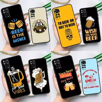 Чехол Beer Alcohol для Xiaomi Redmi Note 10 11 Pro 8 9 12 Pro 11S 10S 9S Redmi 9 10 12C 9C 10C задняя крышка Redmi Note 9