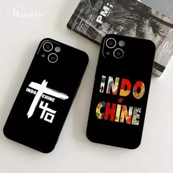 Чехол Best Of Indochine Band для телефона Iphone 14 11 12 Pro 8 7 15 Plus X Pro MAX 13 12 MINI XR X XS SE 2020, мягкие чехлы для телефонов iphone 15 promax