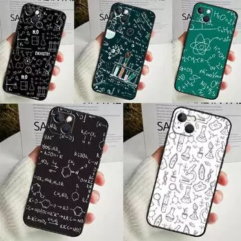 Чехол Biology Chemistry для iPhone 14 13 12 11 16 15 Pro Max Mini Cover X XR XS 8 7 14 16 15 Plus Аксессуары iPhone 14 Plus