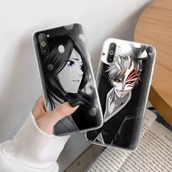 Чехол Bleach TPU для iPhone XR 7 8 14 15 11 12 13 X XS Pro Max Xiaomi Redmi 13C Note 9 Samsung A22 S23 S24 Ultra Plus VIVO iPhone 12 Mini аэро