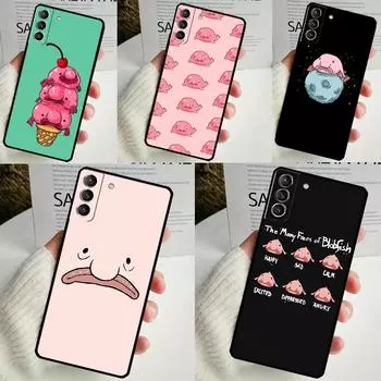 Чехол Blobfish для Samsung Galaxy S24 S23 S22 Ultra Note 10 Plus Note 20 S9 S10 S20 S21 FE задняя крышка Galaxy S10e