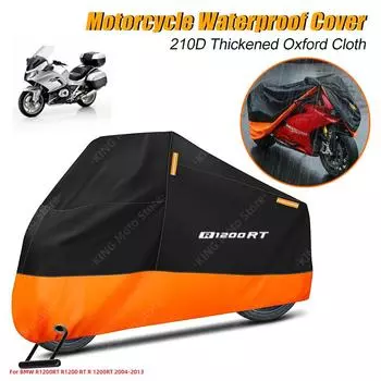 Чехол BMW водонепроницаемый для BMW R1200RT R1200 RT R 1200RT 2004-2013 мотоциклетный пылезащитный чехол от дождя со светоотражающей полосой M оранжевый