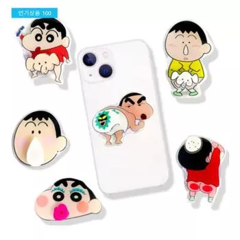 Чехол Bonito Cotyledon Village Friends Spinner Rotating Grip Tok, 1 предмет, Flowered Maenggu