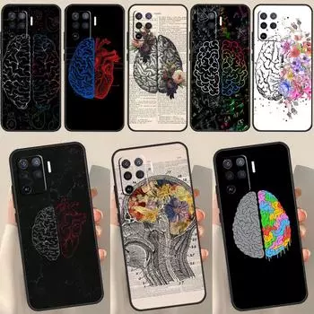 Чехол Brain Art для OPPO A53 A53S 2020 A5 A9 A31 A52 A72 A94 A74 A54 A83 A91 A93 A16 A15, задний чехол OPPO A74 4G