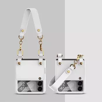 Чехол-браслет с защитой от падения для телефона Samsung Galaxy Z Flip 4 5g Flip4 Flip3 Flip 5 3 Zflip4 Zflip3 Flip5 Funda Coque, чехлы for samsung Z Flip 5 зелёный