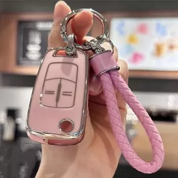 Чехол-брелок для ключей для Opel Vauxhall Astra J Corsa D Insignia Vectra C Zafira Signum, аксессуары чёрный