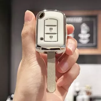 Чехол-брелок для Mitsubishi ASX ASH Outlander Lancer EX Galant Pajero L200, чехол для автомобильного ключа чёрный