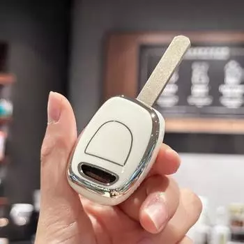 Чехол-брелок для Renault, Twingo, Clio, Kangoo, Twingo, чехол для дистанционного ключа, защитный чехол для автомобильного ключа чёрный