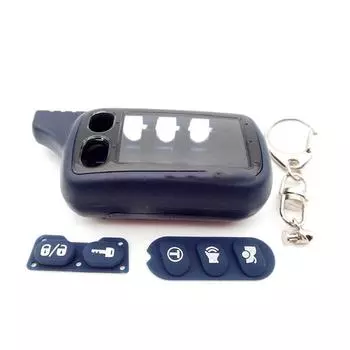 Чехол-брелок для Tomahawk TZ9010/TZ9030, защитный чехол для автомобильной сигнализации, аксессуары для дистанционного управления с ЖК-дисплеем Tomahawk TZ9010 Cover серый