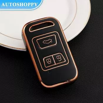 Чехол-брелок из ТПУ для автомобиля Chery Tiggo 3 5X 4 8 Glx 7 2019 2020 Arrizo для Cheri Tiggo 8, защитный чехол, аксессуары красный