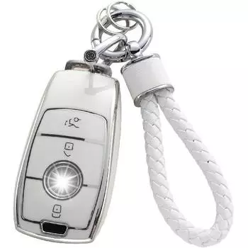 Чехол-брелок Mercedes с брелком, мягкий защитный чехол для ключей из ТПУ, подходит для Benz 2019-2021 A-Class C-Class G-Class 2017-2020 E-Class
