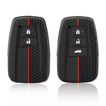 Чехол-брелок от автомобиля для Toyota CHR C-HR Prius RAV4 2016-2019, 2, 3, 4 кнопки, пульт дистанционного управления без ключа