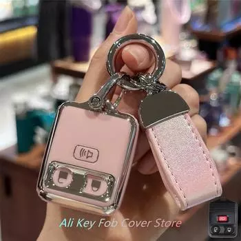 Чехол-брелок с автомобильным брелоком для Ford F150 F250 F350 F450 F550 1998-2010 годов, защитный чехол для ключа с умным управлением чёрный