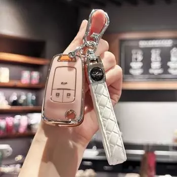 Чехол-брелок с цепочкой для ключей для Vauxhall/Opel Astra, Insignia, Vectra, Zafira, Meriva, Mokka; Шевроле Круз, Холден