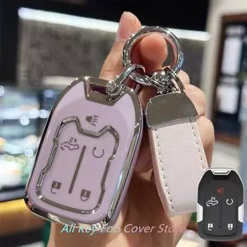 Чехол-брелок со шнурком для ключей для Chevy Silverado и GMC Sierra 1500 2500HD 3500HD без ключа 2022, 2021, 2020, 2019 годов синий