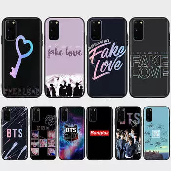 Чехол BT10 BTS Bangtan Boys для Samsung A04 A14 A23 A34 A54 M23 M33 M52 M53 Realme 10 9 C30S C35 C55 VIVO Y02S Y21 Y33S Y51 X80 Pro Прозрачный чехол Samsung S10E зелёный