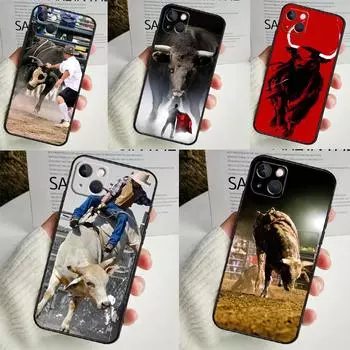 Чехол Bullfighter для iPhone 14 16 15 Pro Max 11 12 13 Mini 7 8 Plus X XR XS MAX, мягкий, противоударный iPhone XR